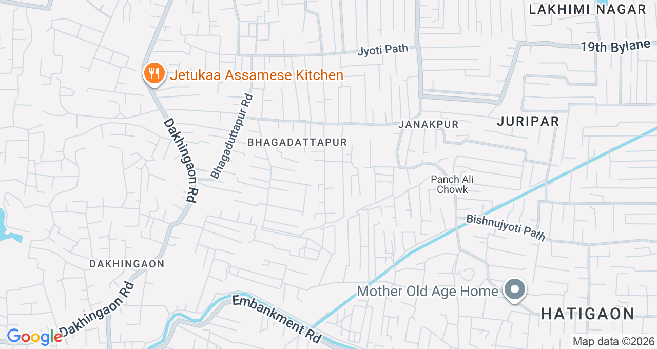 Map of Kahilipara, Guwahati