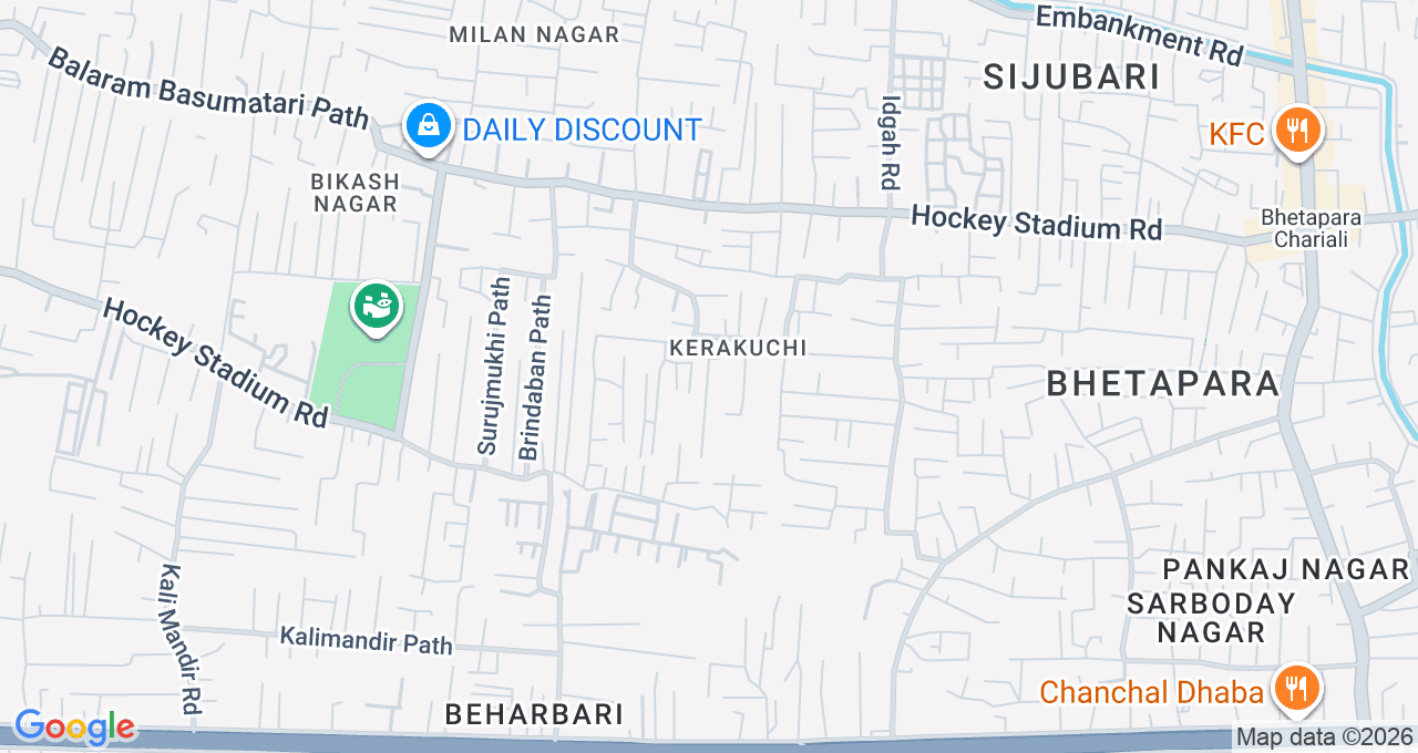 Map of Bhetapara, Guwahati