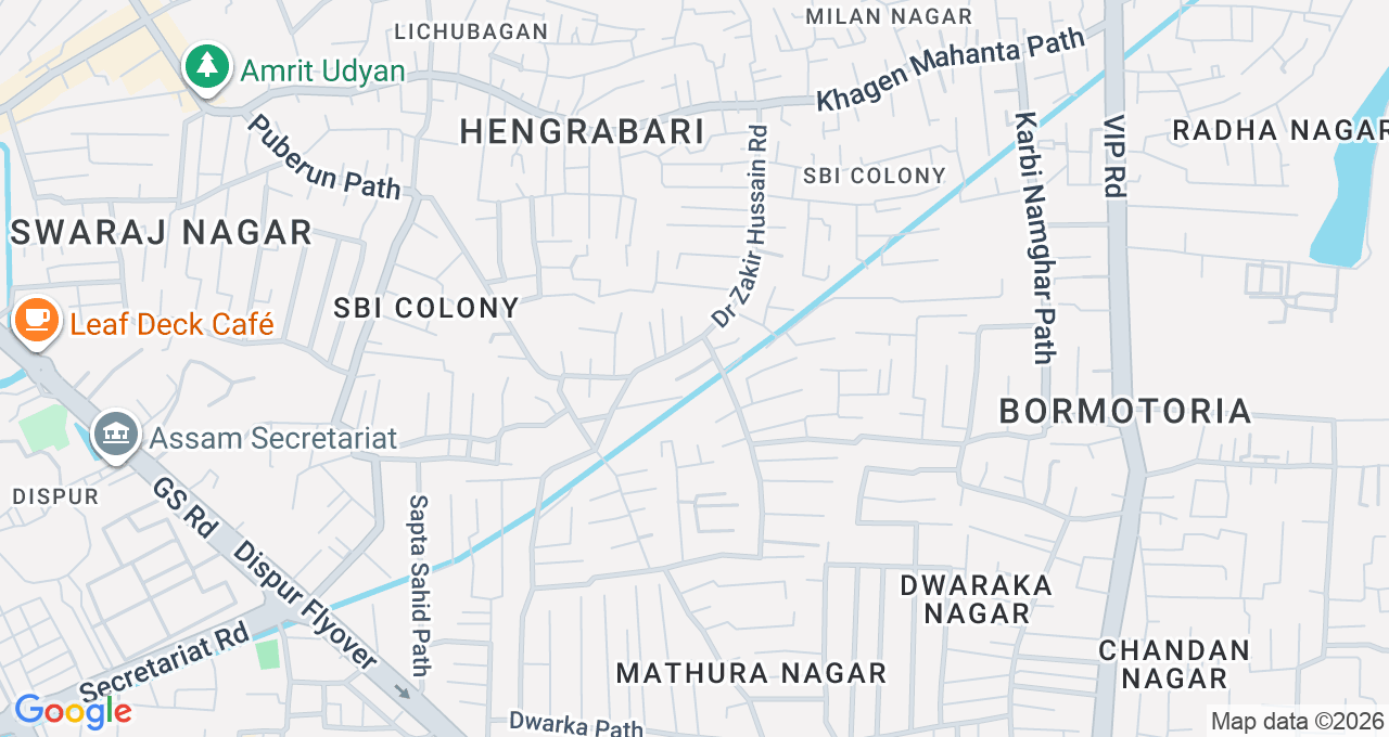 Map of Hengrabari, Guwahati