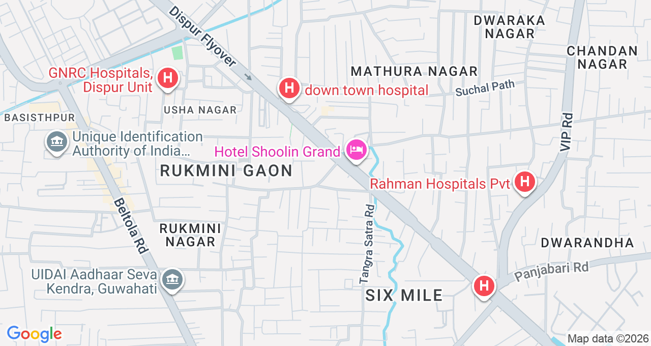 Map of Rukminigaon, Guwahati