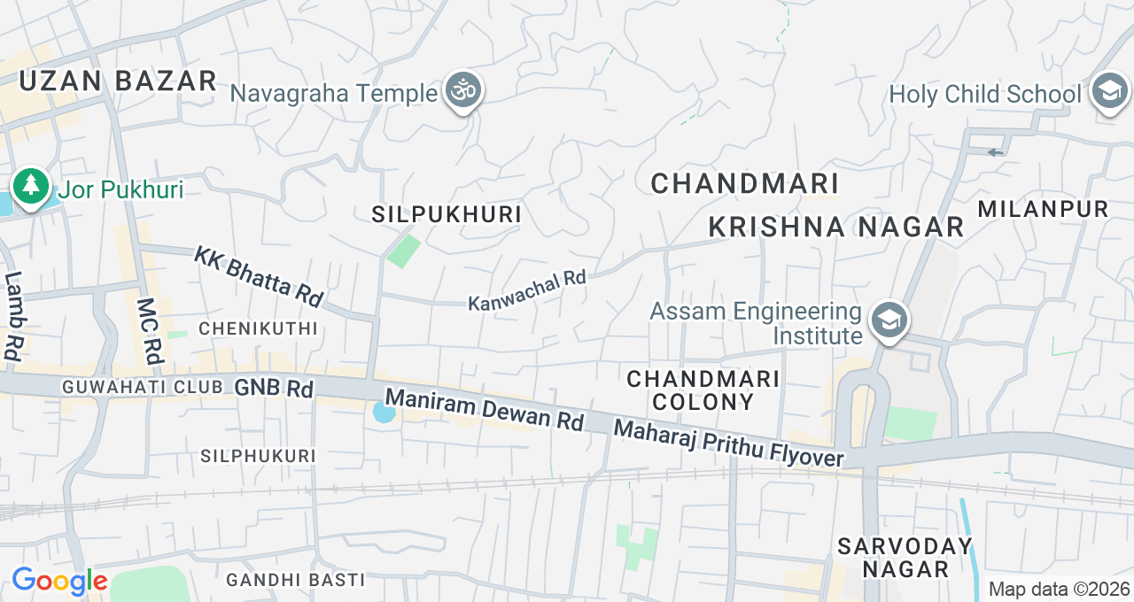 Map of Silpukhuri, Guwahati