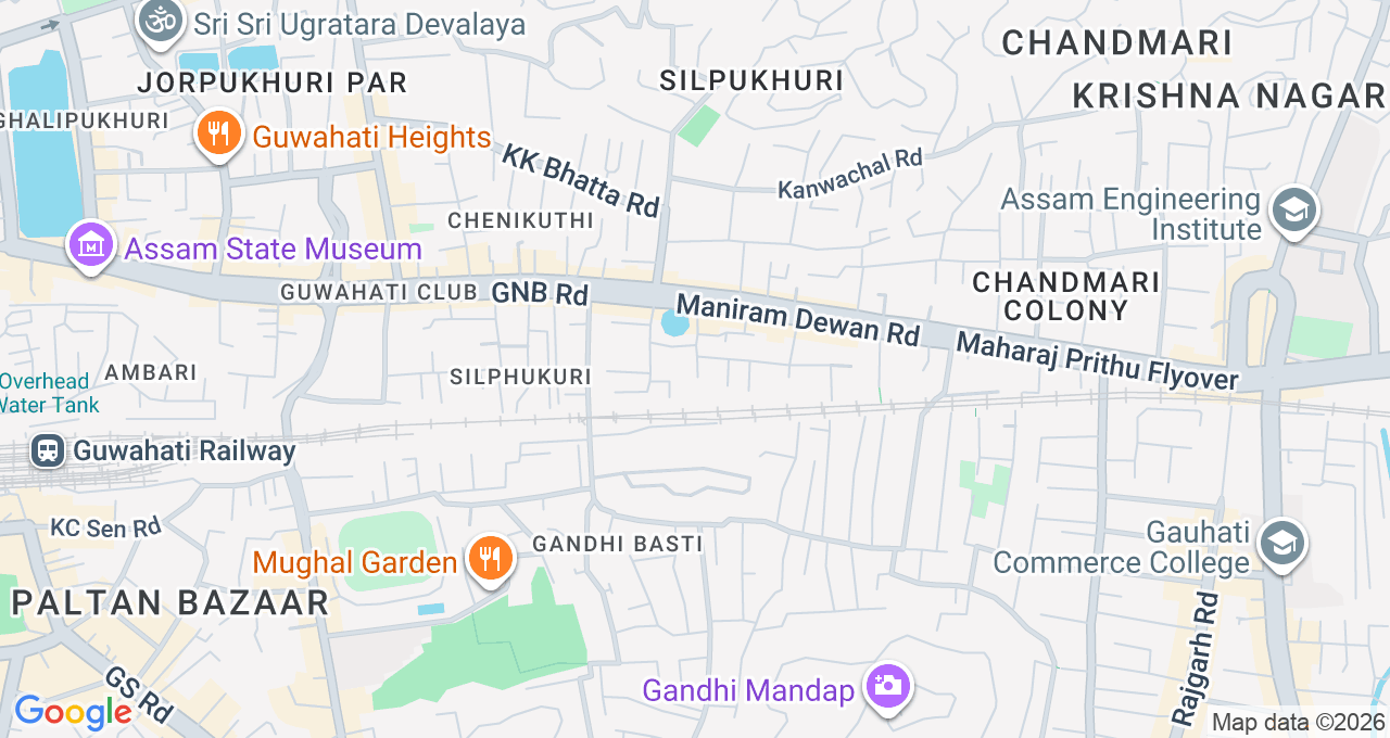 Map of Silpukhuri, Guwahati