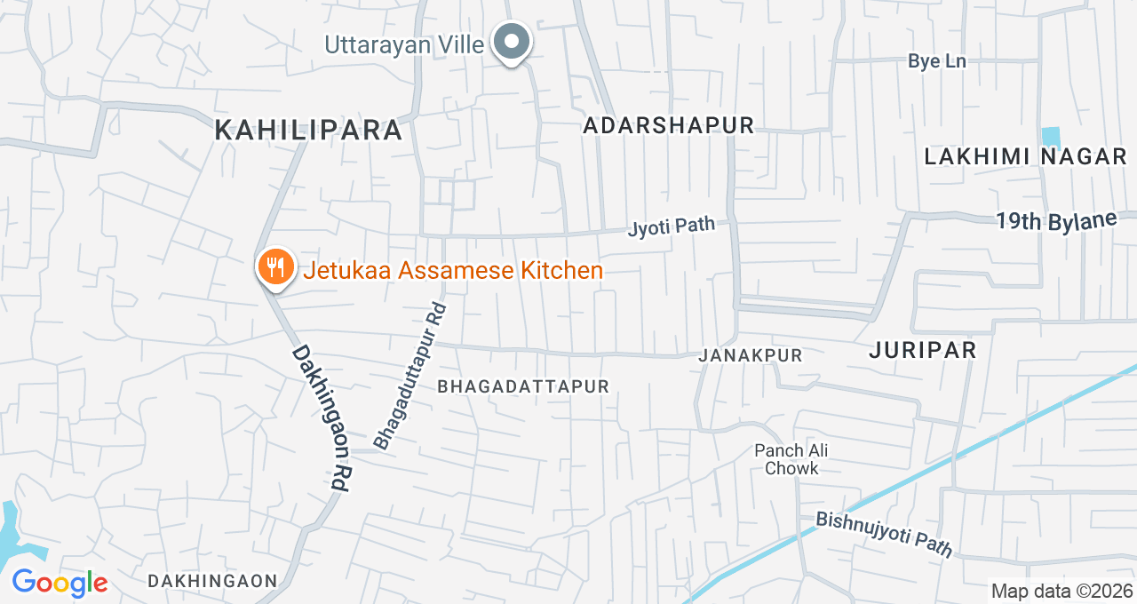 Map of Kahilipara, Guwahati