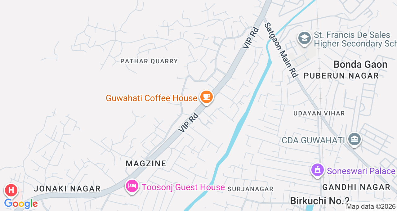 Map of Patharquary, Guwahati