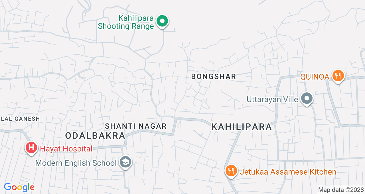 Map of Kahilipara, Guwahati