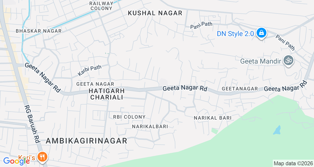 Map of Ambikagiri, Guwahati
