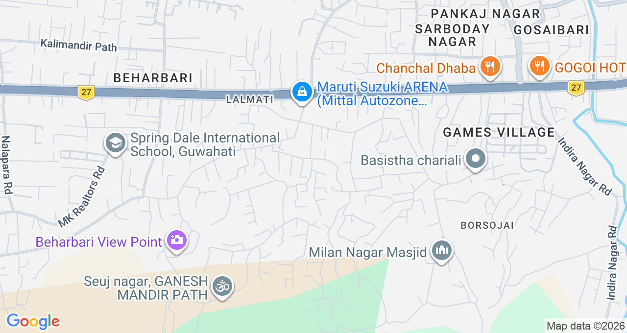 Map of Lalmati, Guwahati